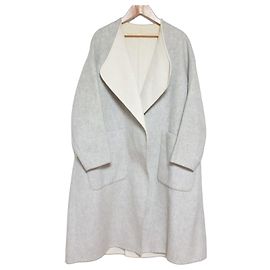 Autre Marque nagonstans Feather Coat Brown Cream