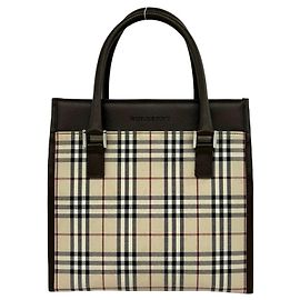 Burberry Handbag/Tote Bag Brown Beige