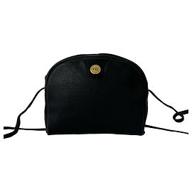 Borsa a tracolla in pelle vintage Christian Dior Nero