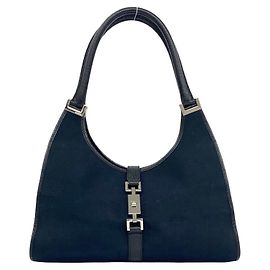 Sac cabas Gucci Jackie Logo Noir