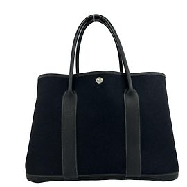 Hermès Borsa Tote HERMES Garden Party Nero