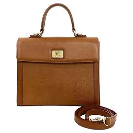 Borsa a tracolla in pelle Burberry Shadow Horse Nova Check Marrone