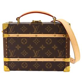 Borsa a mano/spalla 2-Way Handle Trunk Louis Vuitton Marrone