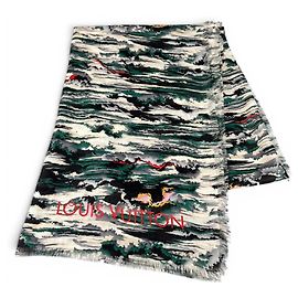 Louis Vuitton Multi-Color Silk Cashmere Stole Multiple colors