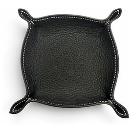Hermès HERMES Videpoche Mini Leather Tray Black