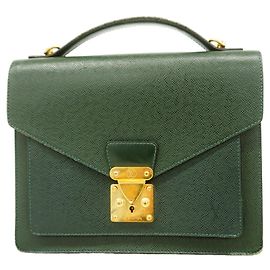 Sac à main Louis Vuitton Taiga Monceau 28 Autre
