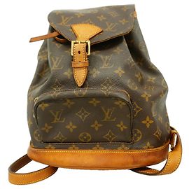 Zaino Louis Vuitton Monogram Montsouris MM Marrone