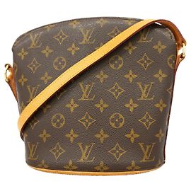 Borsa a tracolla Louis Vuitton Monogram Druot Marrone