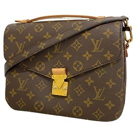 Borsa Louis Vuitton Monogram Pochette Metis MM Marrone