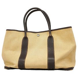Hermès Hermes Garden PM Tote Bag Braun Beige