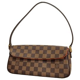 Sac à épaule Louis Vuitton Damier Recoleta N51299 Damier ebène