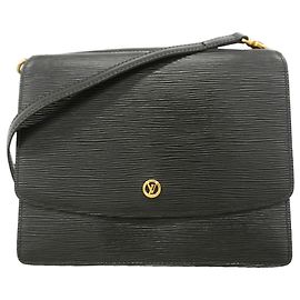 Borsa a tracolla Louis Vuitton Epi Grenelle Nero