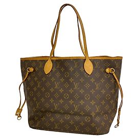 Saco Tote Louis Vuitton Monogram Neverfull MM Marrom