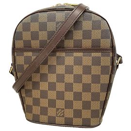 Bolso de hombro Louis Vuitton Damier Ipanema PM Damier ebene