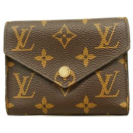 Cartera Louis Vuitton Tri-fold Castaño