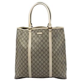 Gucci Beige GG Supreme Joy Vertical Tote Beige