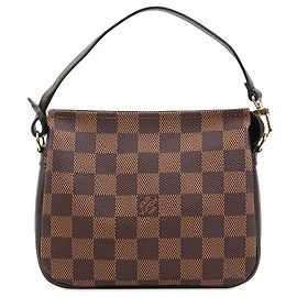 Louis Vuitton Brown Damier Ebene Trousse Pochette Brown