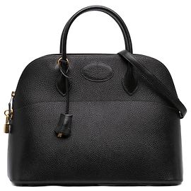 Hermès Black Ardennes Bolide 35 Noir