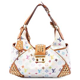 Louis Vuitton White Monogram Multicolore Chrissie MM White