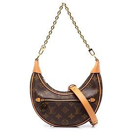 Louis Vuitton Brown Monogram Loop Braun
