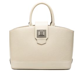 Louis Vuitton White Epi Mirabeau PM Weiß