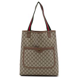 Sac Tote Gucci Beige GG Supreme Web Beige