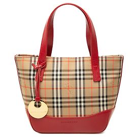 Burberry Beige Haymarket Check Canvas Handtasche Andere