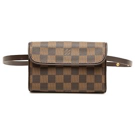 Louis Vuitton Brown Damier Ebene Florentine Pochette Brown