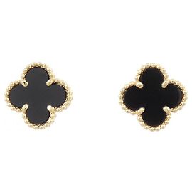 Orecchini Van Cleef & Arpels Sweet Alhambra D'oro