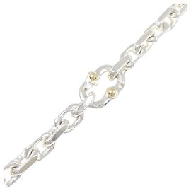 Autre Marque Tiffany Makers Narrow Bracelet Silvery Golden