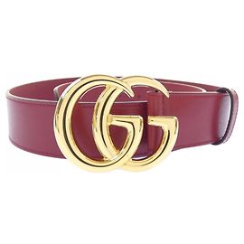 Gucci Standard Red Gürtel Rot