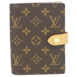 Louis Vuitton Monogram Mattifying Paper Case LBC003 Marrone