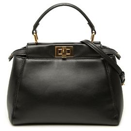 Bolsa de mão Fendi Peekaboo Mini Preto