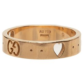 Bague Icon Amor Gucci en or jaune 18K Autre