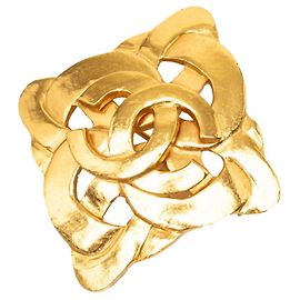 Spilla Vintage Chanel Coco Mark D'oro