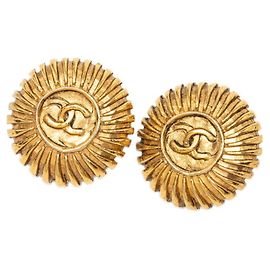 Orecchini a clip Chanel Vintage Gold D'oro