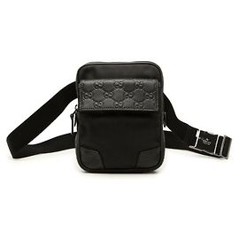 Gucci Guccissima Gürteltasche Schwarz