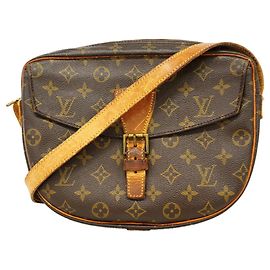 Borsa a tracolla Louis Vuitton Monogram Jeune Fine GM Marrone