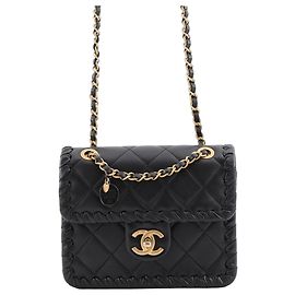 Borsa Chanel Black Matelassé Nero
