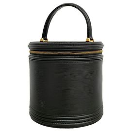 Borsa Louis Vuitton Epi Cannes M48032 Noir Nero