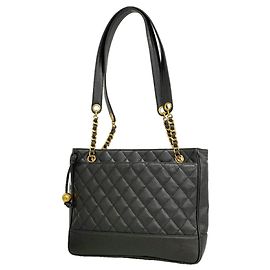 Chanel Matelassé Chain Shoulder Bag Black
