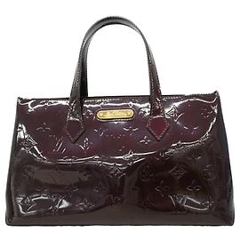 Sac à main Louis Vuitton Vernis Wilshire PM Bordeaux