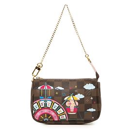 Louis Vuitton Damier Vivienne Mini Pochette Accessoires Marron Multicolore
