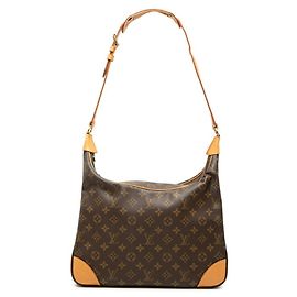 Louis Vuitton Monogram Boulogne 35 Schultertasche Braun