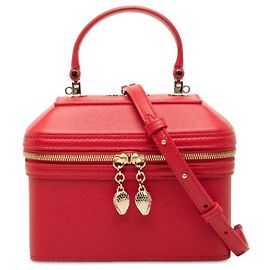 Bulgari BVLGARI Serpenti Vanity Bag Red