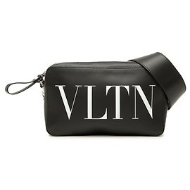 Borsa a tracolla Valentino Rockstud VLTN Logo Nero