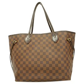 Sac cabas Louis Vuitton Damier Neverfull MM Damier ebène
