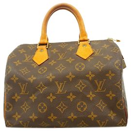 Louis Vuitton Monogram Speedy 25 Handtasche Braun