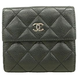 Cartera Chanel Matelassé de piel caviar - Black Negro
