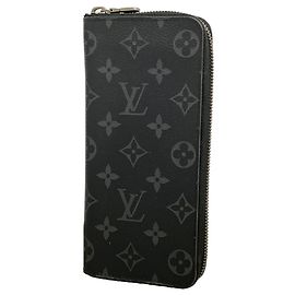 Louis Vuitton Monogram Eclipse Zippy Wallet Black